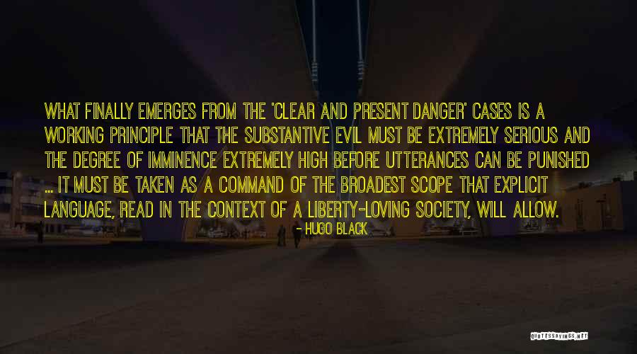 Imminence Quotes By Hugo Black Imminence Quotes By Hugo Black