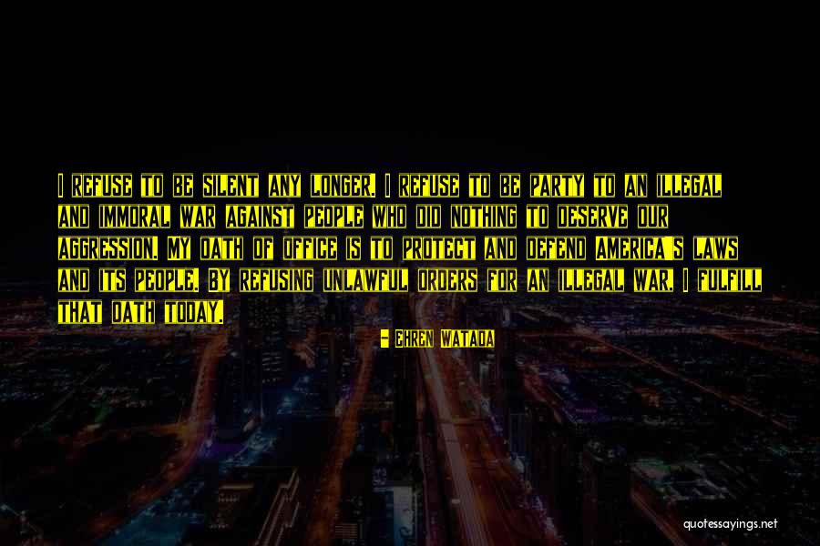 Immoral People Quotes By Ehren Watada Immoral People Quotes By Ehren Watada