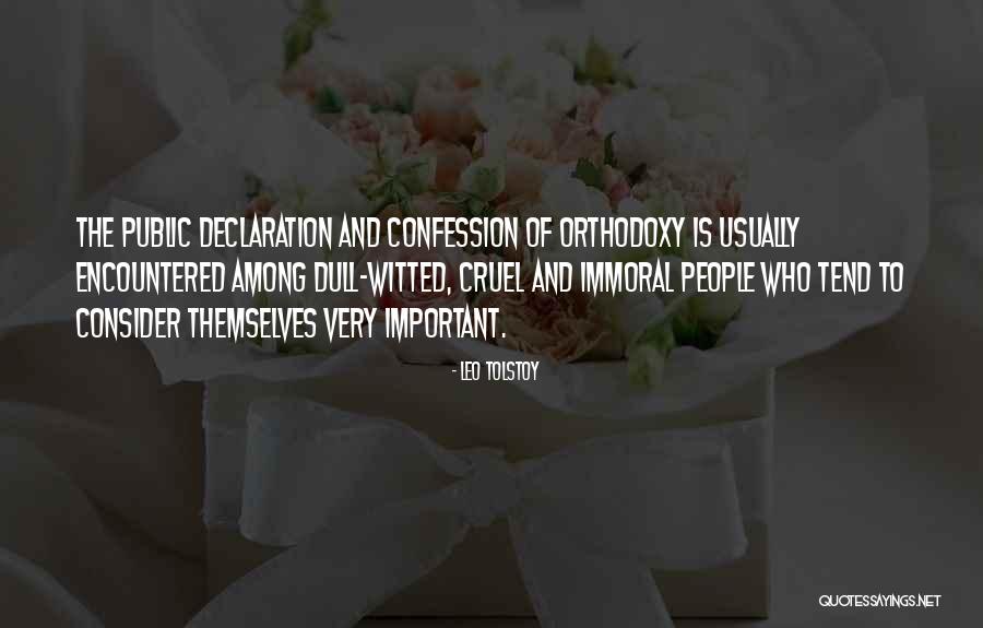 Immoral People Quotes By Leo Tolstoy Immoral People Quotes By Leo Tolstoy