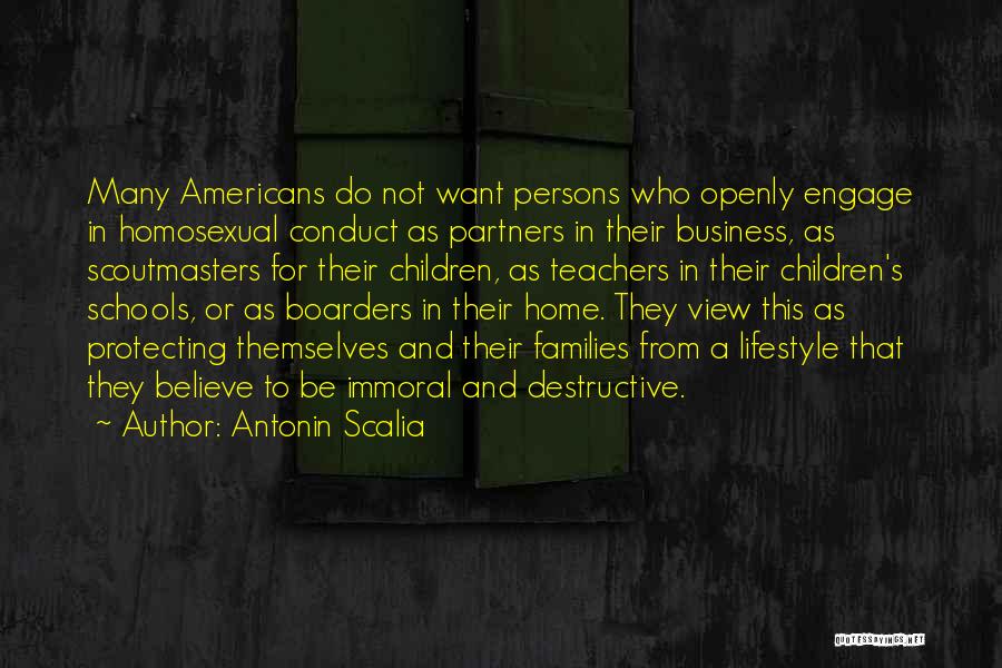 Immoral Quotes By Antonin Scalia