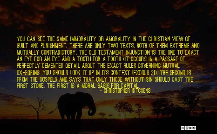 Immorality Bible Quotes By Christopher Hitchens Immorality Bible Quotes By Christopher Hitchens