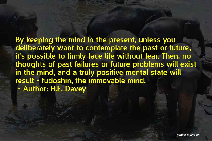 Immovable Mind Quotes By H.E. Davey