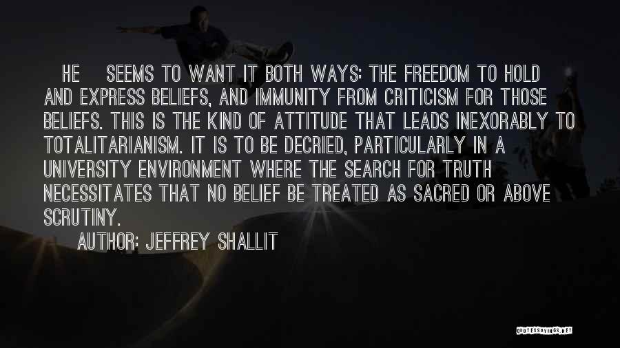 Immunity Quotes By Jeffrey Shallit