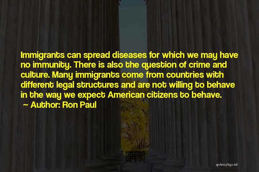 Immunity Quotes By Ron Paul