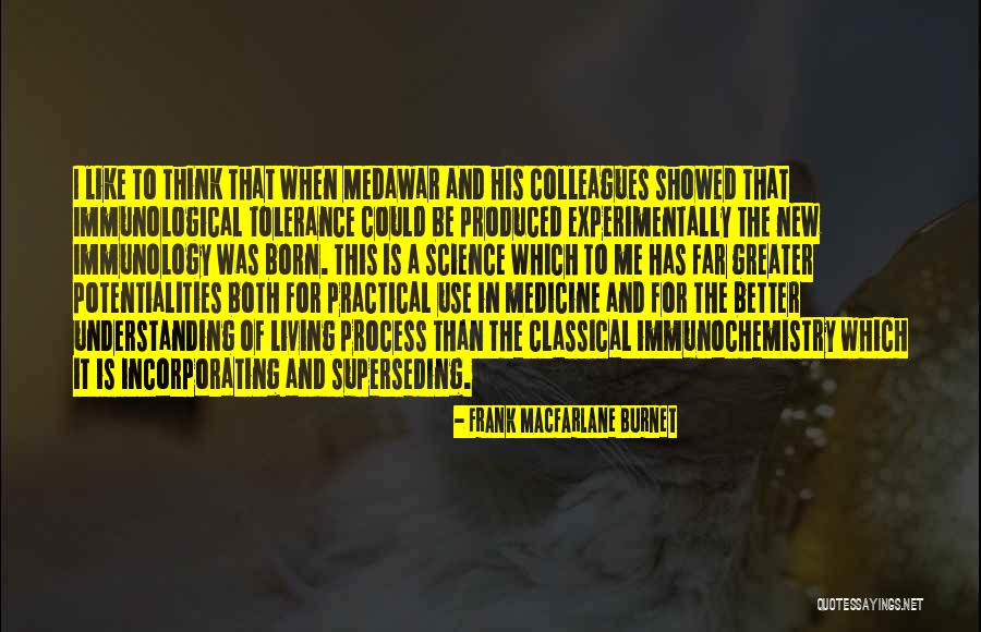 Immunological Tolerance Quotes By Frank Macfarlane Burnet Immunological Tolerance Quotes By Frank Macfarlane Burnet