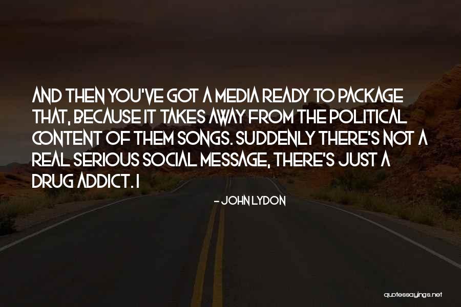 Immunologically Defenseless Quotes By John Lydon Immunologically Defenseless Quotes By John Lydon