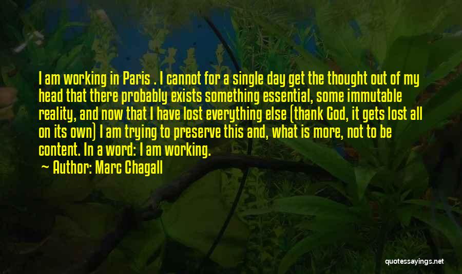 Immutable God Quotes By Marc Chagall
