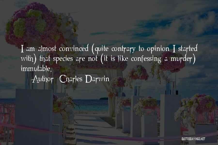Immutable Quotes By Charles Darwin