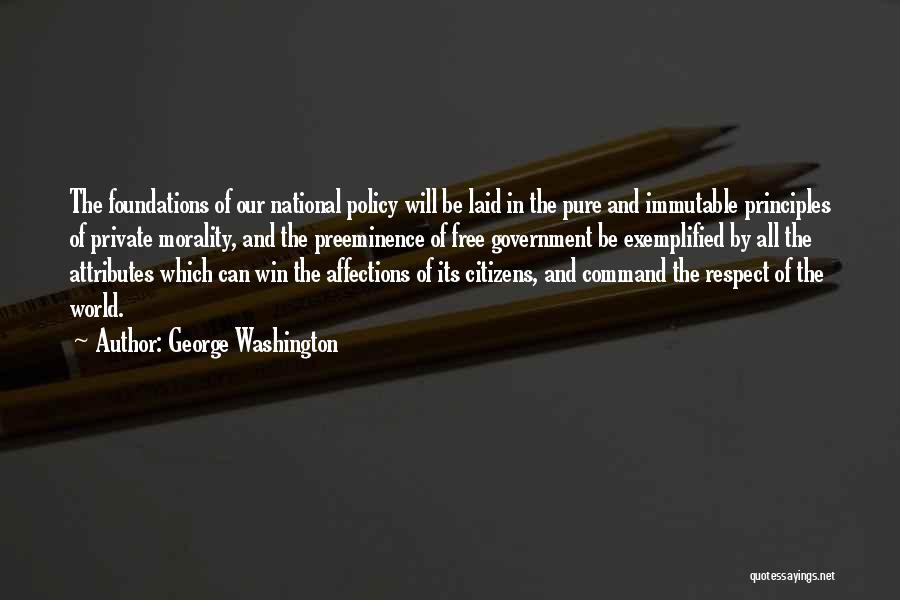 Immutable Quotes By George Washington