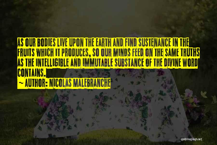 Immutable Quotes By Nicolas Malebranche