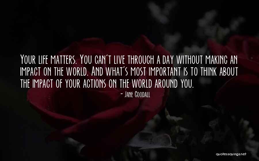 Impact Making Quotes By Jane Goodall Impact Making Quotes By Jane Goodall