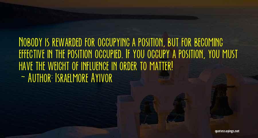 Impact Of Leadership Quotes By Israelmore Ayivor