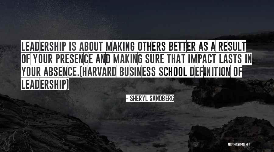 Impact Of Leadership Quotes By Sheryl Sandberg