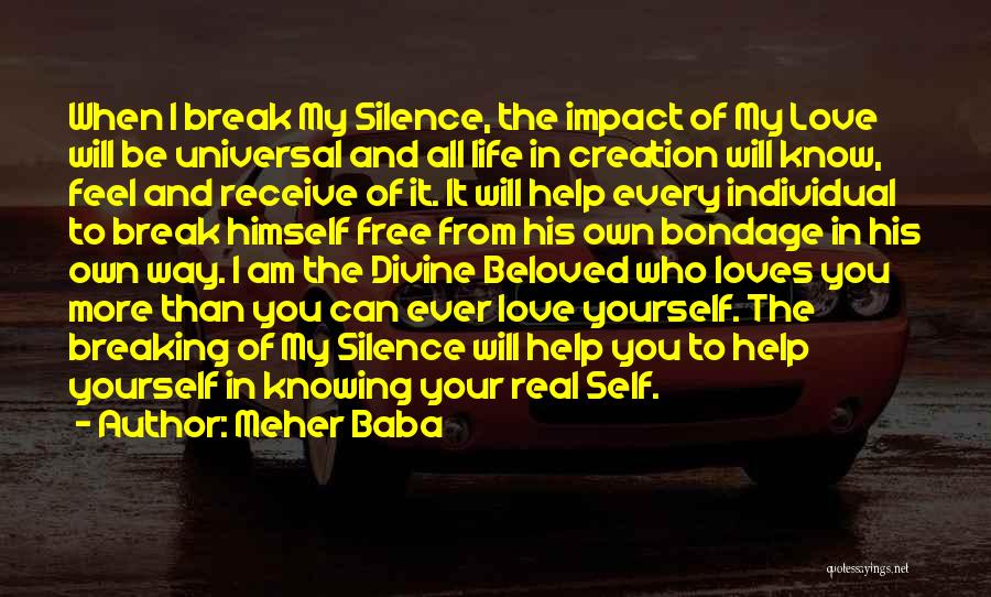 Impact Of Love Quotes By Meher Baba