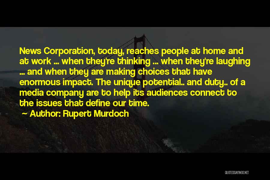 Impact Of Media Quotes By Rupert Murdoch