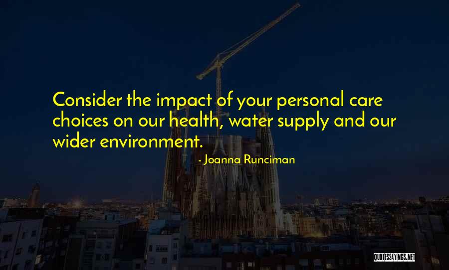 Impact On Inspirational Quotes By Joanna Runciman