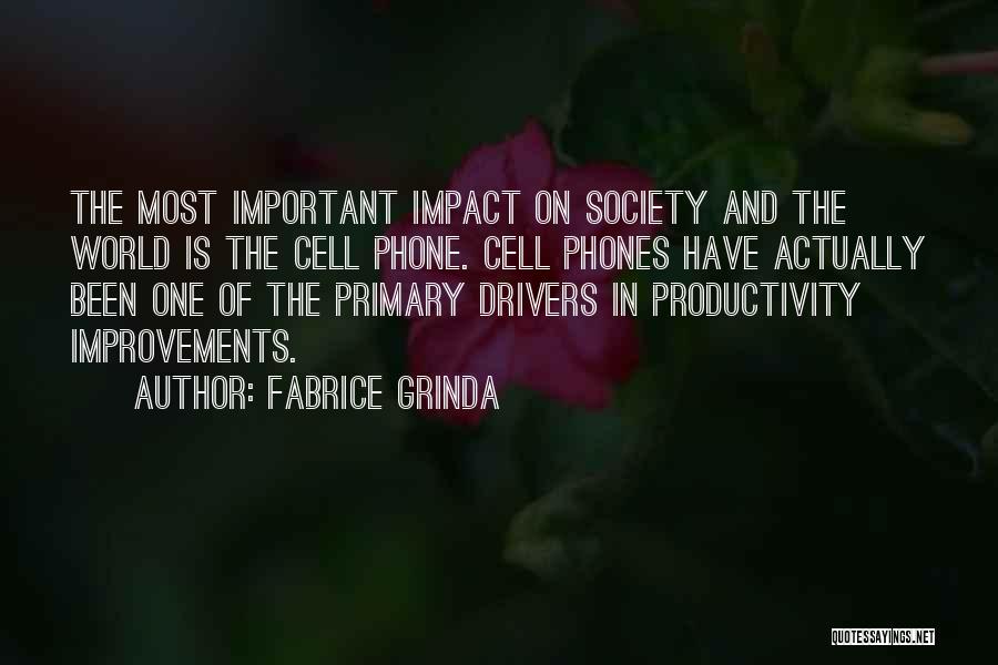 Impact On Society Quotes By Fabrice Grinda