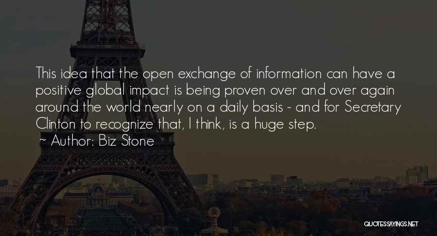 Impact On The World Quotes By Biz Stone