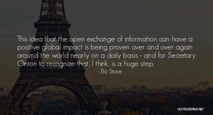 Impact On The World Quotes By Biz Stone