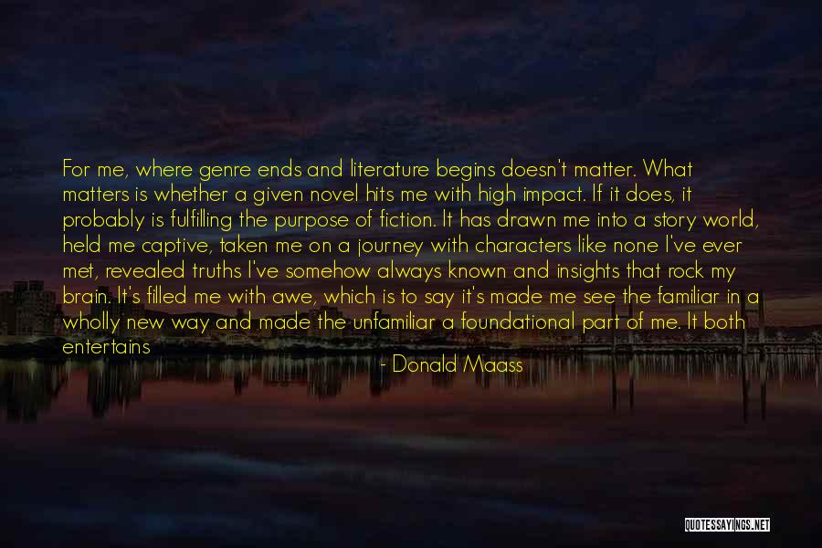 Impact On The World Quotes By Donald Maass