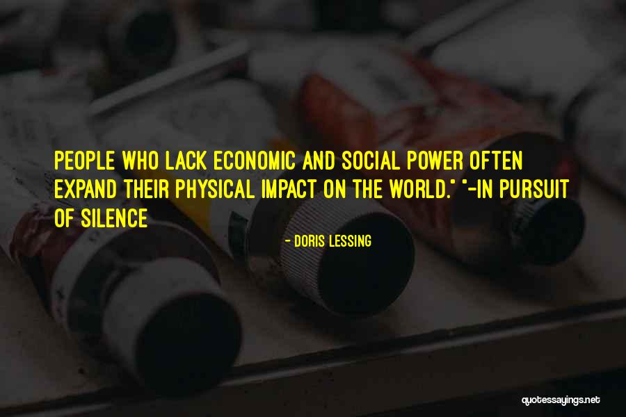 Impact On The World Quotes By Doris Lessing