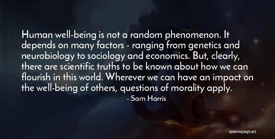 Impact On The World Quotes By Sam Harris