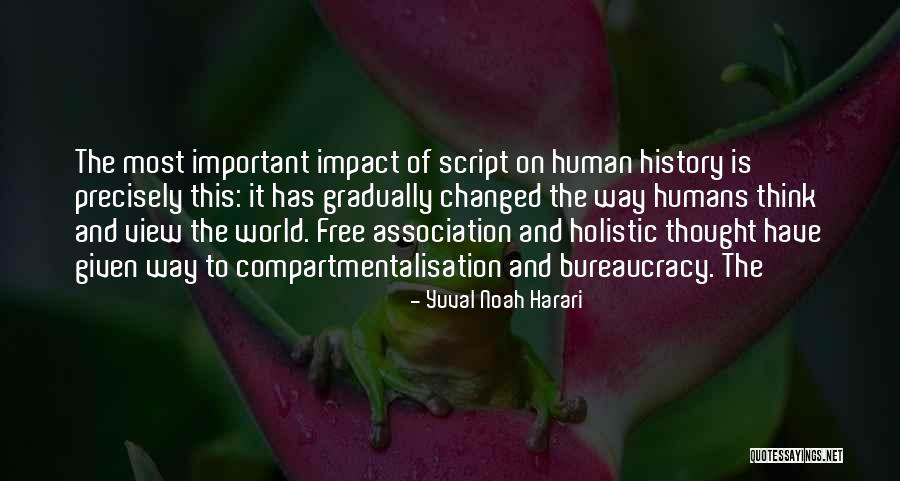 Impact On The World Quotes By Yuval Noah Harari Impact On The World Quotes By Yuval Noah Harari