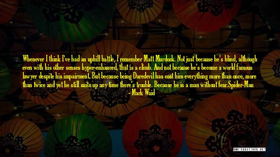 Impairment Quotes By Mark Waid Impairment Quotes By Mark Waid