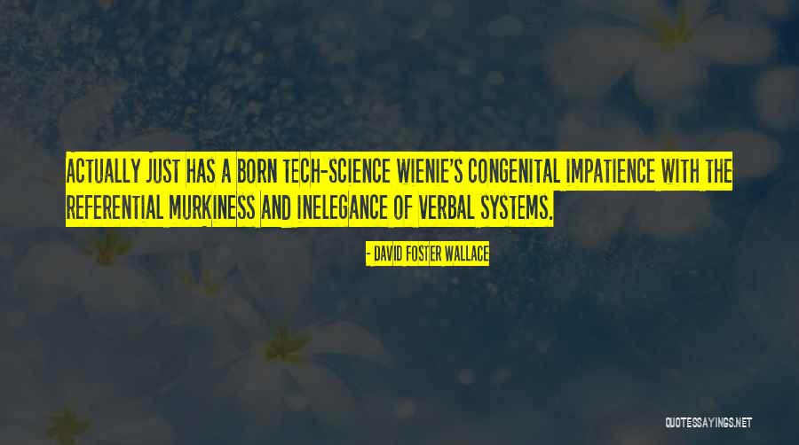 Impatience Quotes By David Foster Wallace