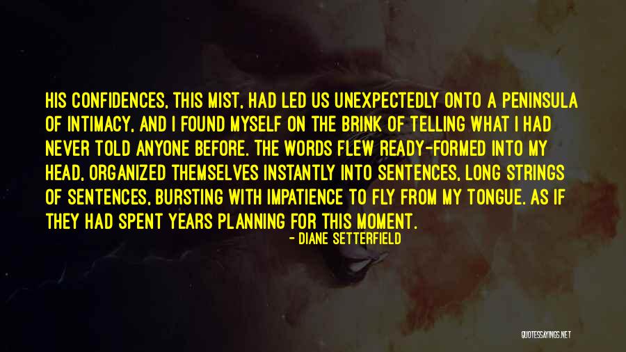 Impatience Quotes By Diane Setterfield