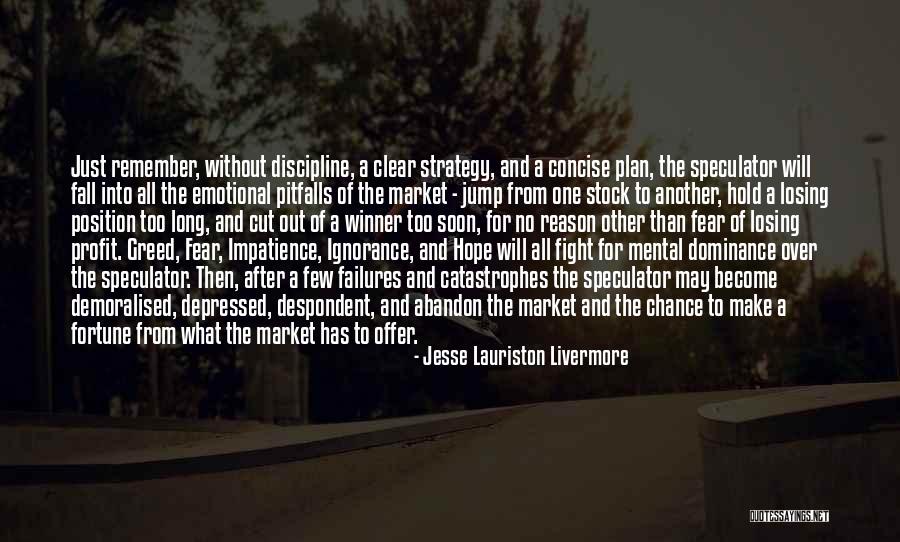Impatience Quotes By Jesse Lauriston Livermore