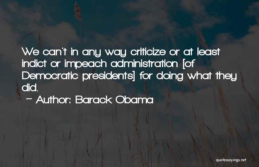 Impeach Quotes By Barack Obama