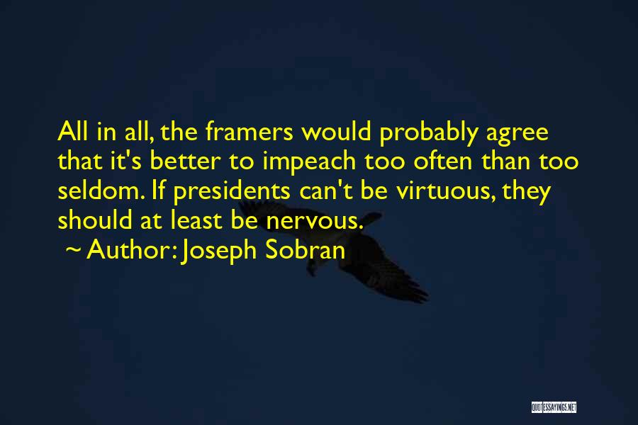 Impeach Quotes By Joseph Sobran