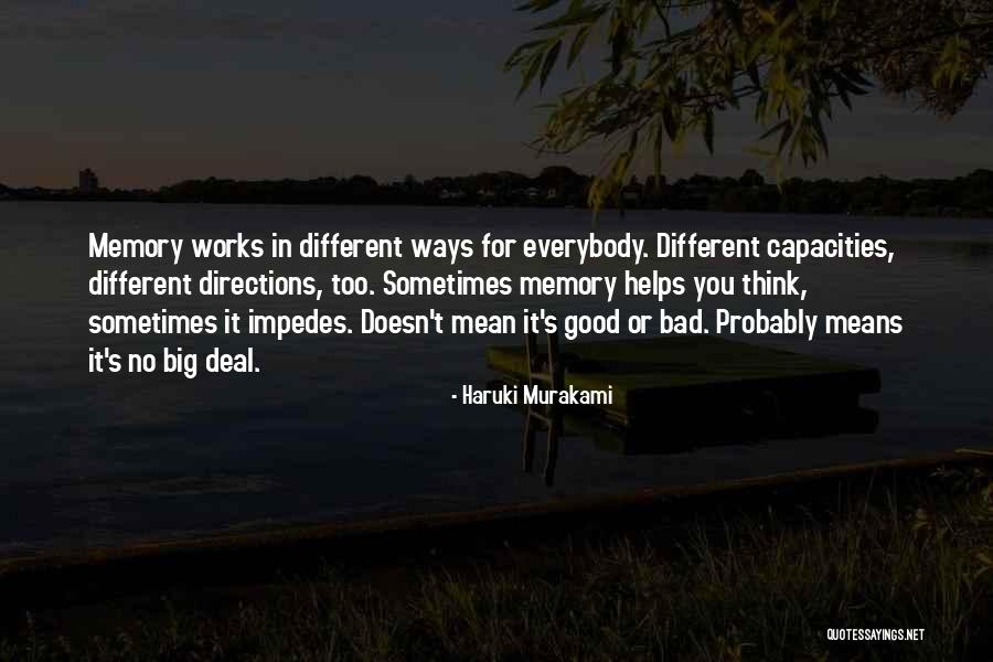 Impedes Quotes By Haruki Murakami Impedes Quotes By Haruki Murakami