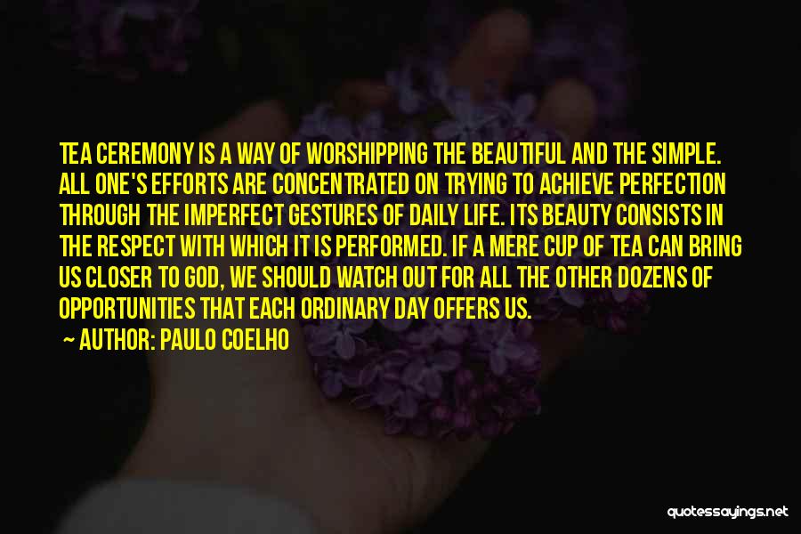 Imperfect Beauty Quotes By Paulo Coelho