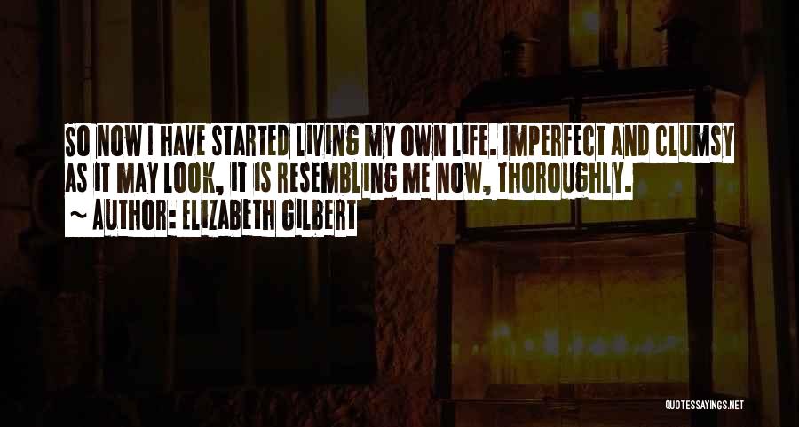Imperfect Life Quotes By Elizabeth Gilbert