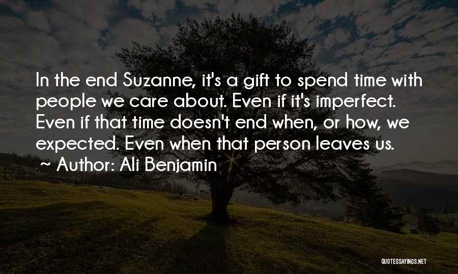 Imperfect Person Quotes By Ali Benjamin