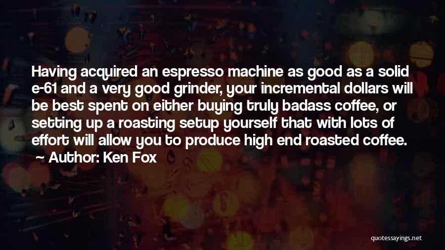 Imperfectibility Quotes By Ken Fox