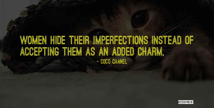 Imperfections And Beauty Quotes By Coco Chanel Imperfections And Beauty Quotes By Coco Chanel
