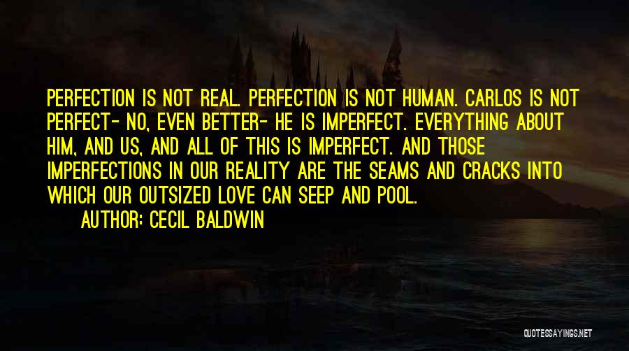 Imperfections And Love Quotes By Cecil Baldwin