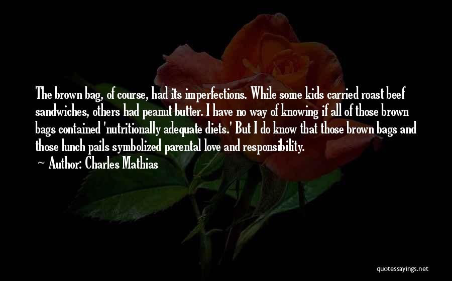 Imperfections And Love Quotes By Charles Mathias