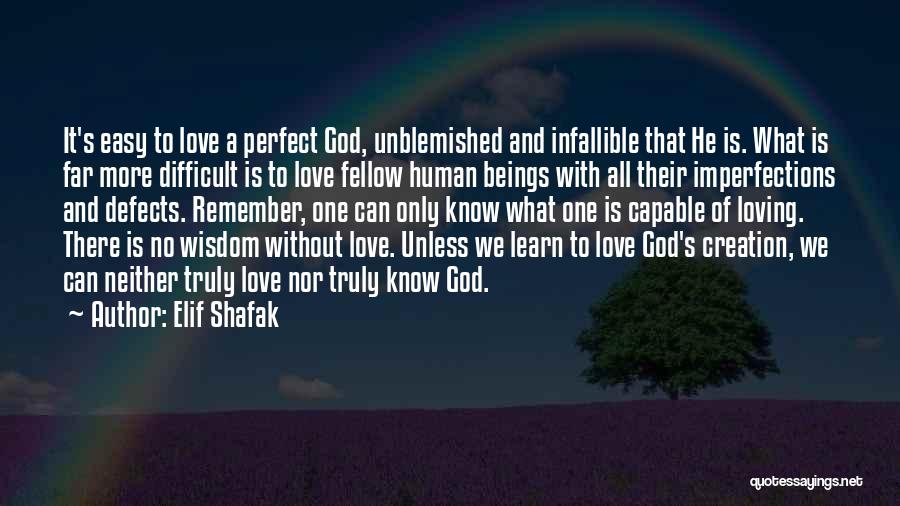 Imperfections And Love Quotes By Elif Shafak