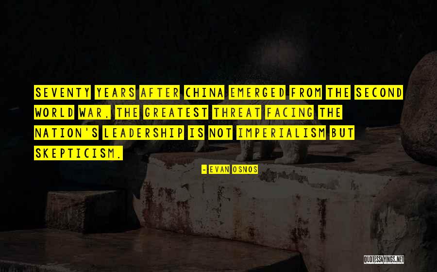 Imperialism World War 1 Quotes By Evan Osnos Imperialism World War 1 Quotes By Evan Osnos
