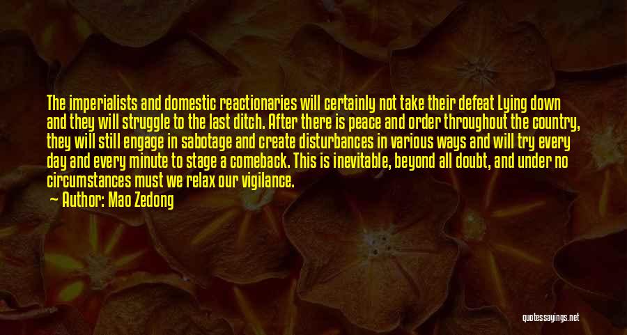 Imperialists Quotes By Mao Zedong