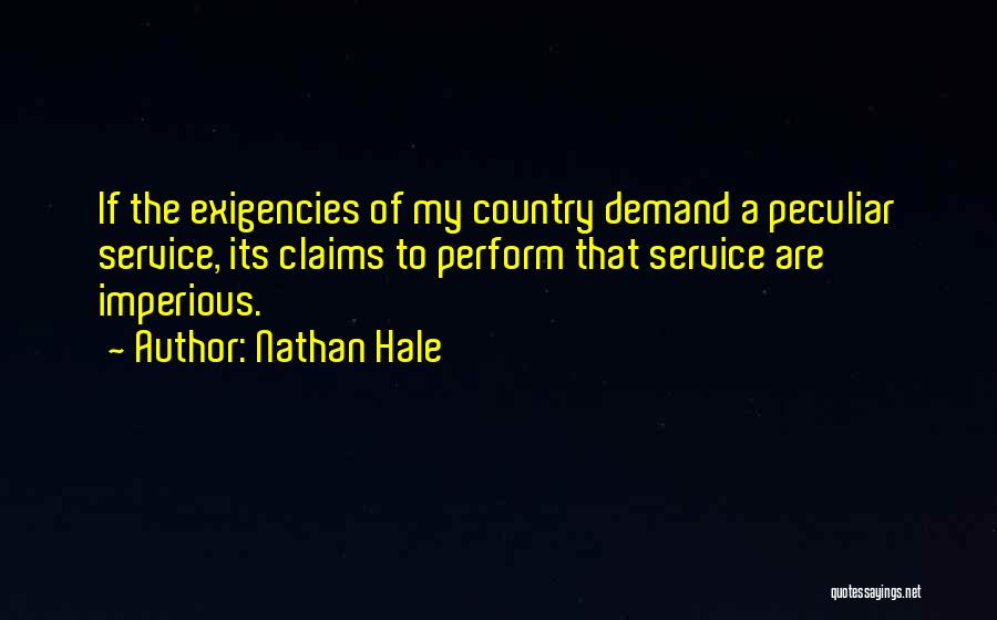 Imperious Quotes By Nathan Hale