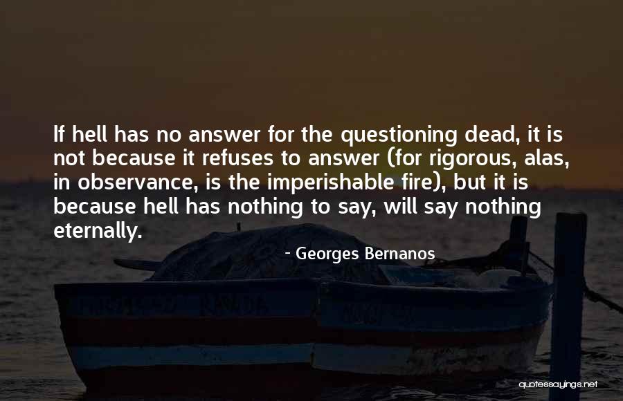 Imperishable Quotes By Georges Bernanos