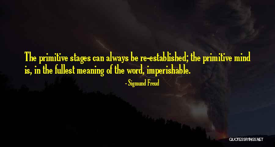 Imperishable Quotes By Sigmund Freud