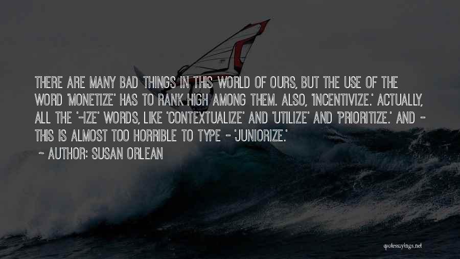 Impermeability Factor Quotes By Susan Orlean