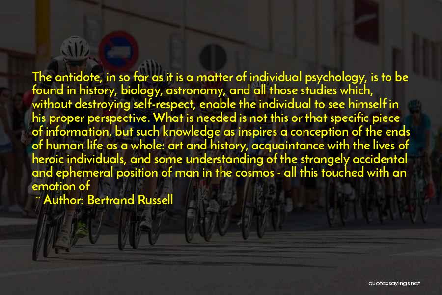 Impersonal Life Quotes By Bertrand Russell