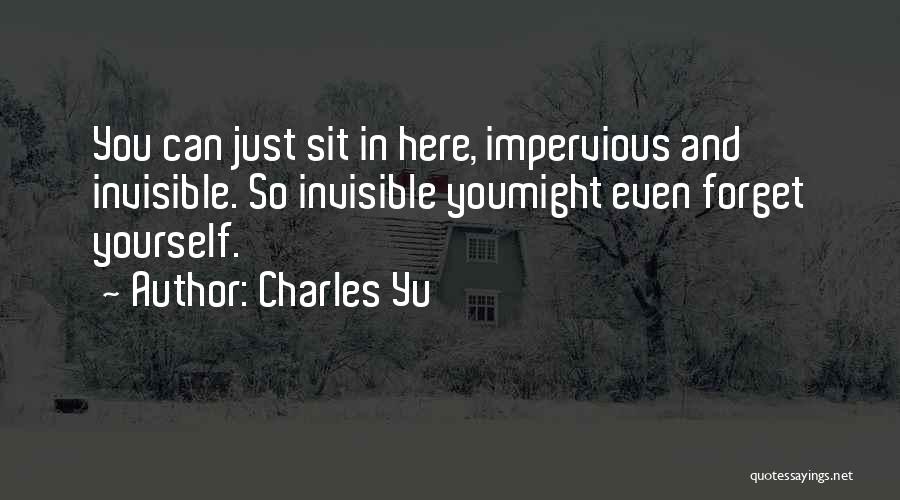 Impervious Quotes By Charles Yu